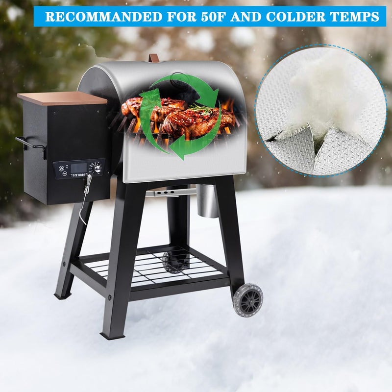 FORYEYC Grill Thermal Insulated Blanket for Pit Boss Lexington 540 Wood Pellet Grill, Insulation Blanket for Pit Boss Sportsman 500, Navigator 540/500/550 PB500NX PB500SP PB550G Grill Smoker Blanket - Image 5